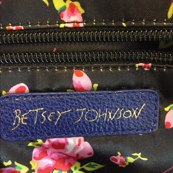 Betsey Johnson red white and blue backpack. - Picture 6 of 6